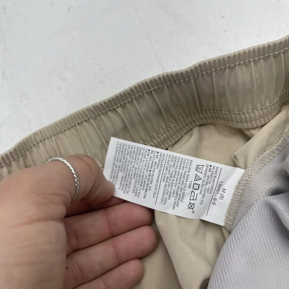 Old Navy Shorts Kids Medium Khaki StretchTech 5 in Inseam Quick-Dry Athletic